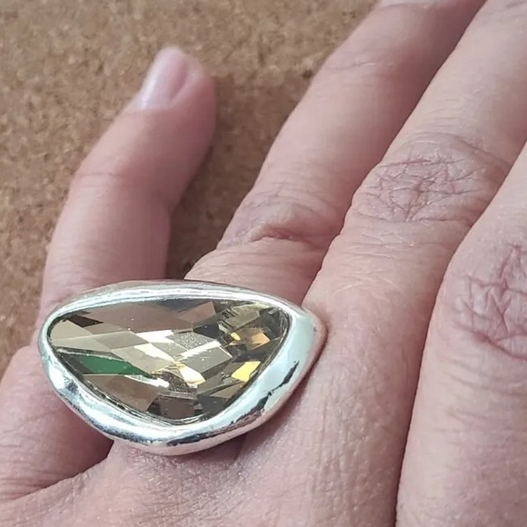 Contemporary Ring - Eclipse - Silver Plated - Picture 13 of 15